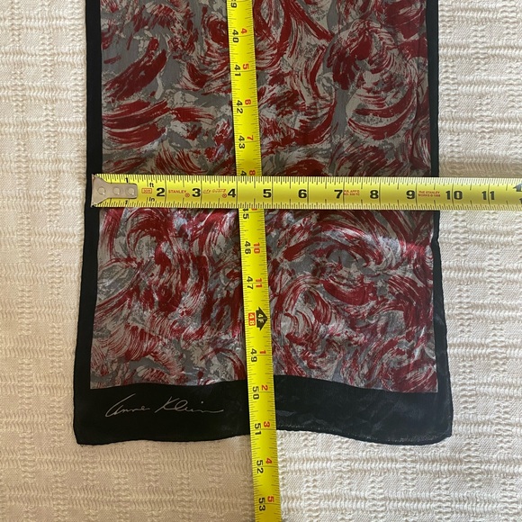 Vintage Anne Klein silk scarf. - Picture 9 of 9